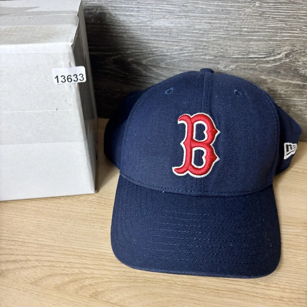 Boston Red‎ Sox Hat Cap Strap Back Navy Blue MLB Baseball Mens New Era